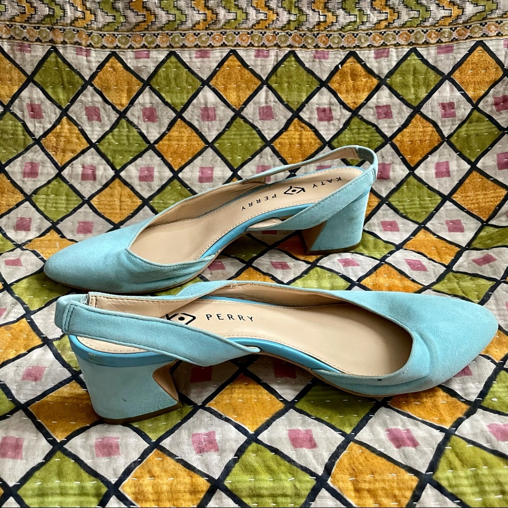Katy Perry Phez-Suede Suede D'Orsay Heels